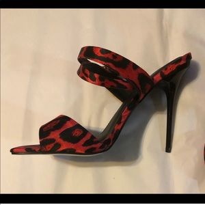 Asos leopard heels